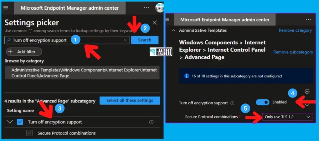 Disable Enable TLS 1.0 and 1.1 for Internet Explorer EdgeHTML 4