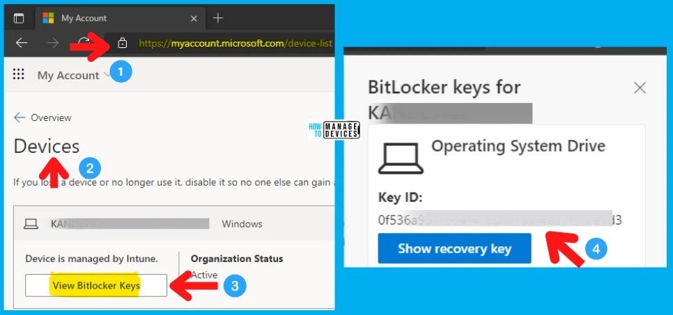 Block Hide BitLocker Recovery Key from Users using MS Graph and PowerShell 1