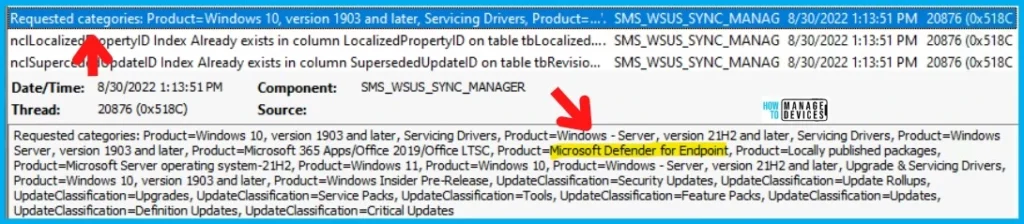 Enable Sync Microsoft Defender for Endpoint Updates using SCCM and WSUS 4