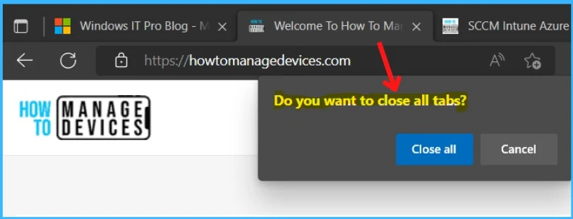 Ask Before Closing Multiple Tabs Prompt - Enable Warning Prompt on Closing Multiple Tabs for Edge 1