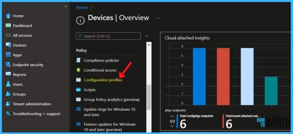 Click on Configuration profiles - Export Intune Device Configuration Profiles 1