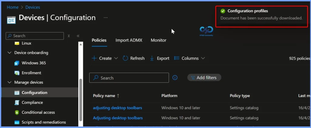 Complete Guide to Export Intune Device Configuration Profiles 6 Complete Guide to Export Intune Device Configuration Profiles - Fig.5
