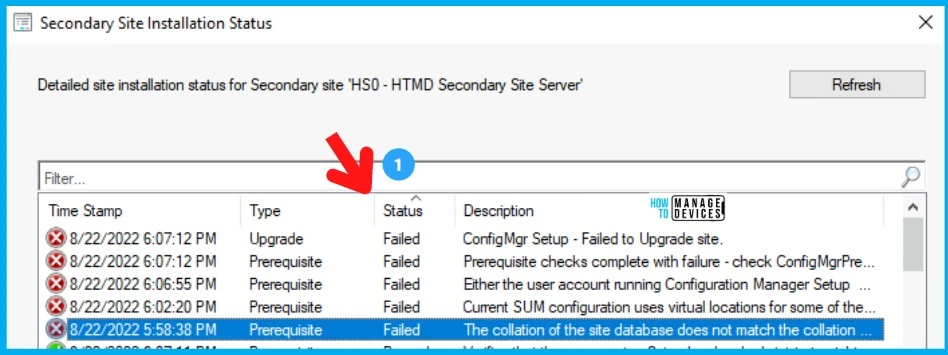 FIX Error 0x87d20002 SCCM Secondary Server Upgrade 2