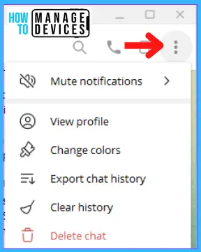 Telegram for Windows 11 - Menu -fig.18