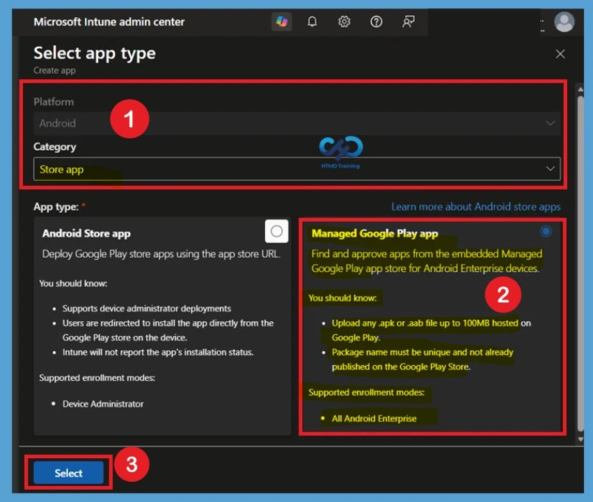 Configure Android Managed Google Play Apps to Simplify App Management using Intune 4 Configure Android Managed Google Play Apps to Simplify App Management using Intune -Fig.3