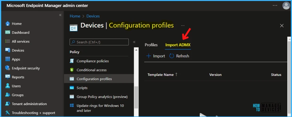 FIX Intune Admx File Upload Error Referenced not found NamespaceMissing Fig.1