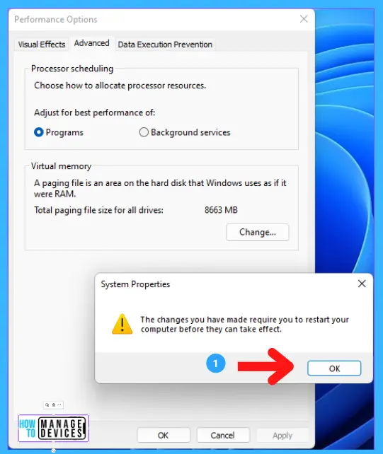 Increase Virtual Memory - System Properties