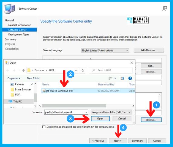 Deployment of Java using SCCM | Deploy EXE Application Guide 4