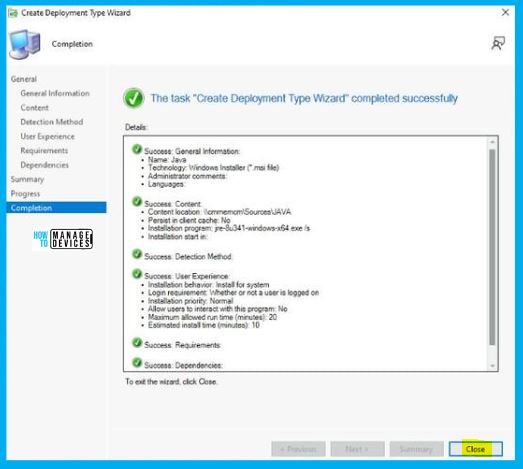 Deployment of Java Using SCCM 10