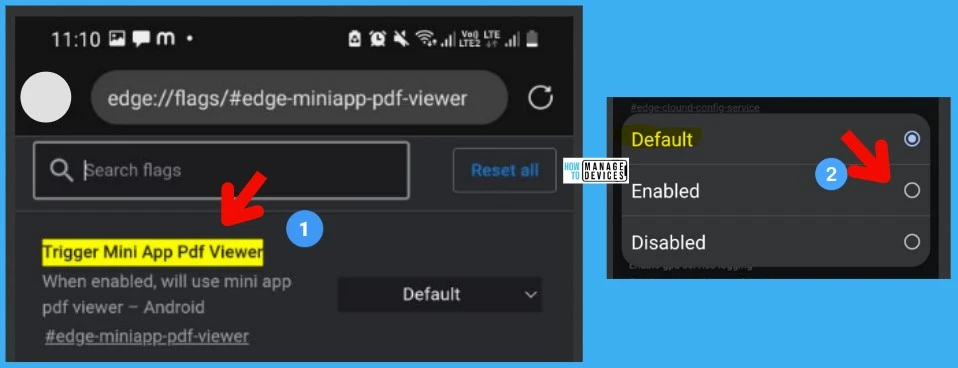 Obriu fitxers PDF amb el navegador Microsoft Edge al dispositiu Android amb visualitzador PDF integrat 3