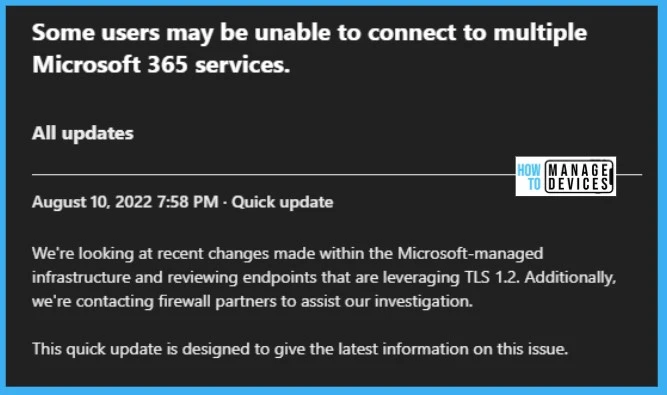 Outlook Teams OneDrive Outage Windows IIS DOS Attempt because of TLS 1.2 Changes 4