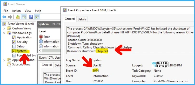 Reboot the VM from Azure Portal Vs Operating System 5