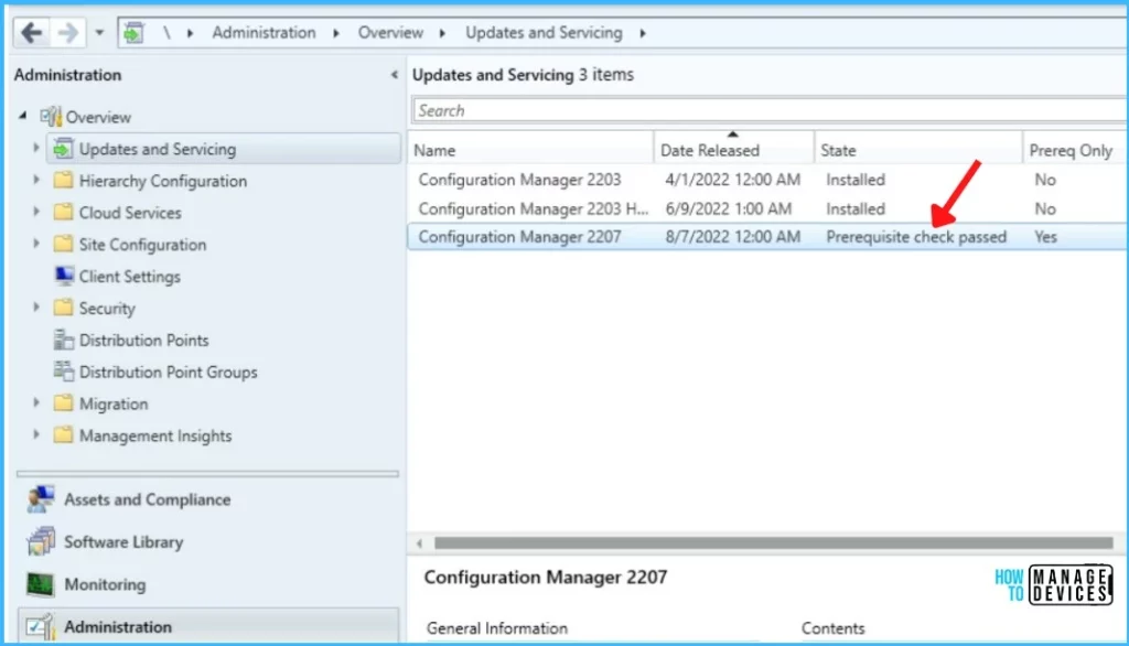 Prerequisite Check Passed - SCCM 2207 Upgrade Step by Step Guide | New Features 5