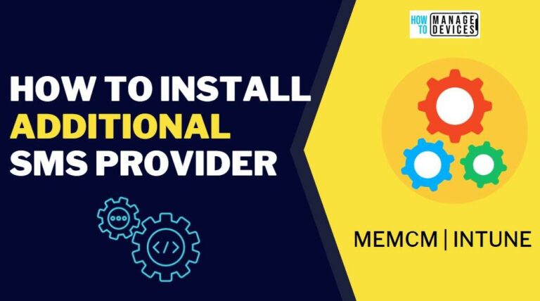 How to Install Additional SMS Provider Role SCCM
