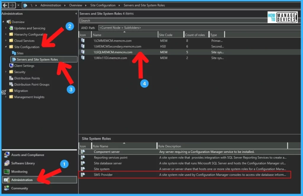 How to Install Additional SMS Provider Role SCCM Verify in Console