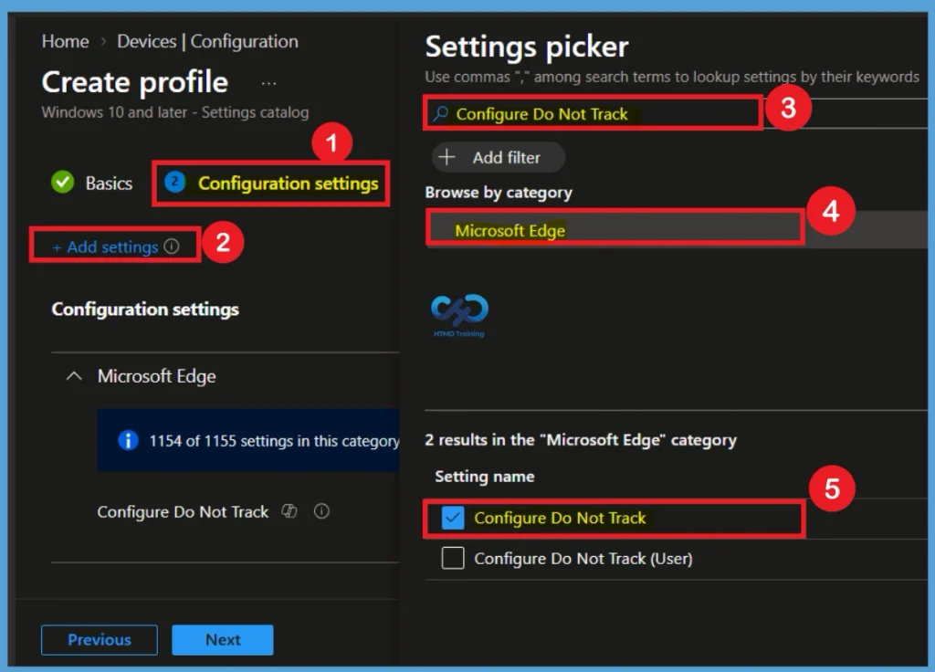Configure Do Not Track Requests in Microsoft Edge to Improve Browsing Privacy using Intune 5 Configure Do Not Track Requests in Microsoft Edge to Improve Browsing Privacy using Intune -Fig.4