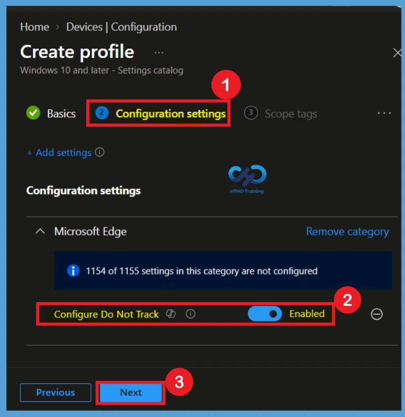 Configure Do Not Track Requests in Microsoft Edge to Improve Browsing Privacy using Intune 7 Configure Do Not Track Requests in Microsoft Edge to Improve Browsing Privacy using Intune -Fig.6