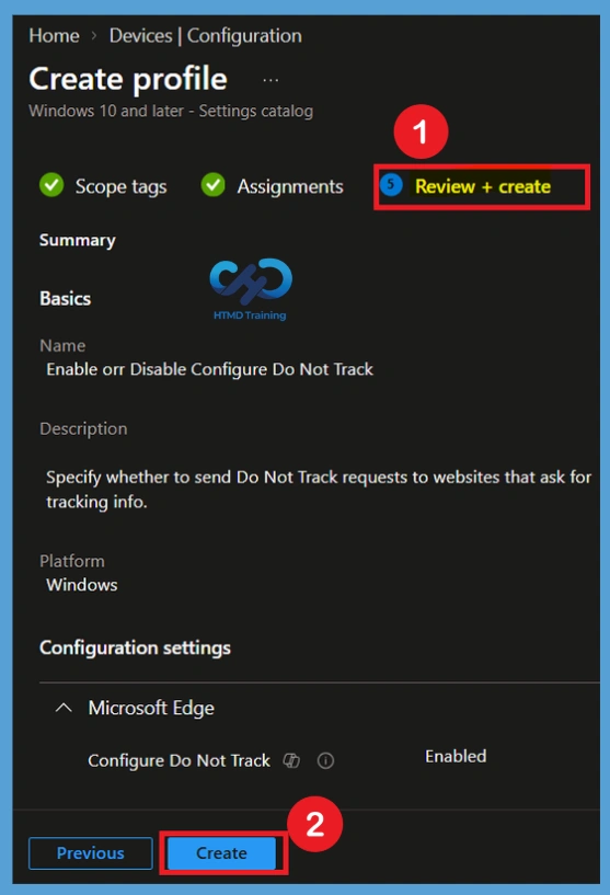 Configure Do Not Track Requests in Microsoft Edge to Improve Browsing Privacy using Intune 11 Configure Do Not Track Requests in Microsoft Edge to Improve Browsing Privacy using Intune -Fig.10