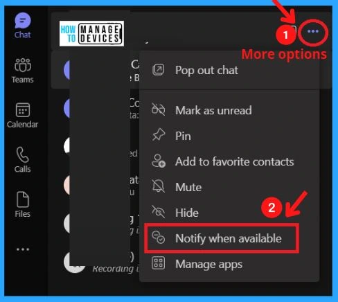 Manage Microsoft Teams Notifications Settings | Activity Feeds 22