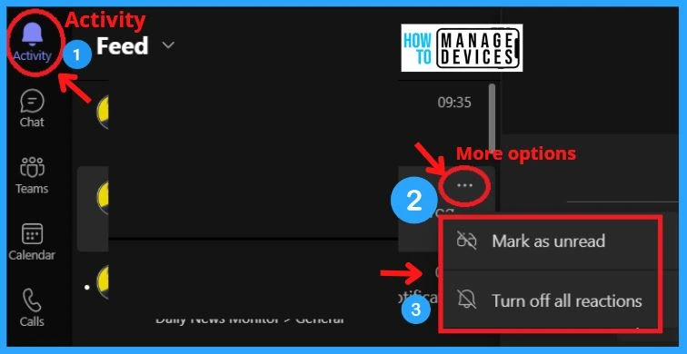 Manage Microsoft Teams Notifications Settings | Activity Feeds 25