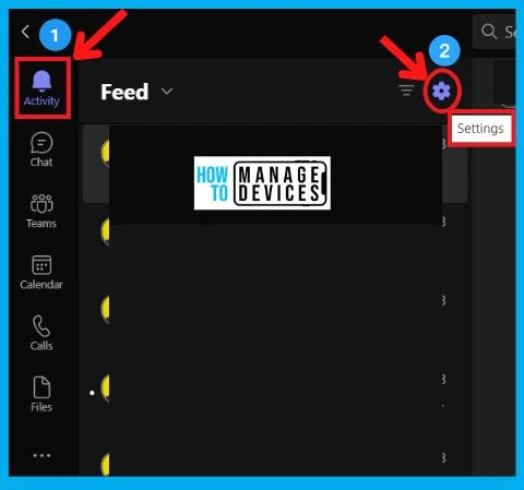 Manage Microsoft Teams Notifications Settings | Activity Feeds 4