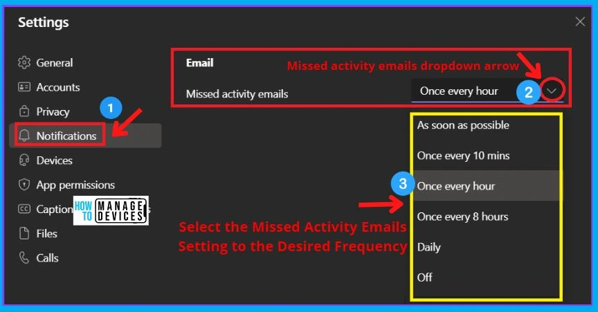 Manage Microsoft Teams Notifications Settings | Activity Feeds 9