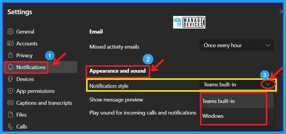 Manage Microsoft Teams Notifications Settings | Activity Feeds