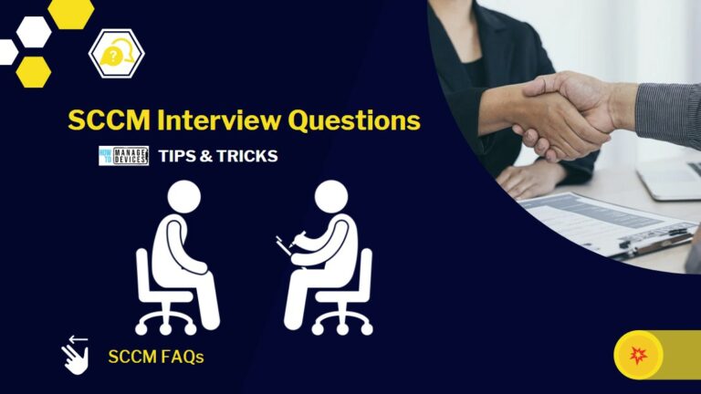 Top 50 Latest SCCM Interview Questions Main