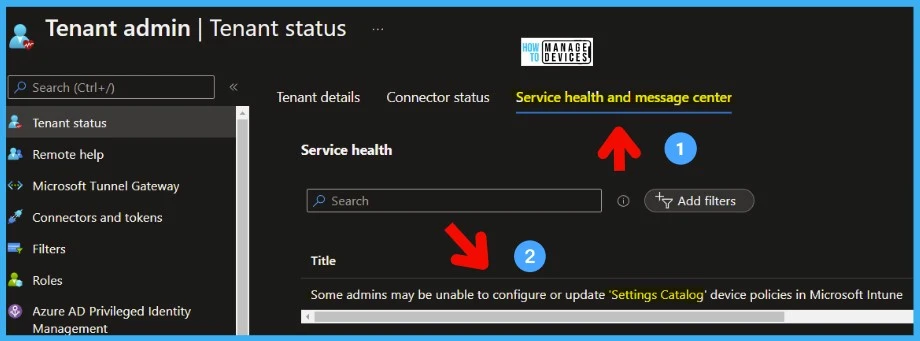 Unable to configure or update Settings Catalog Device Policies in Intune 2