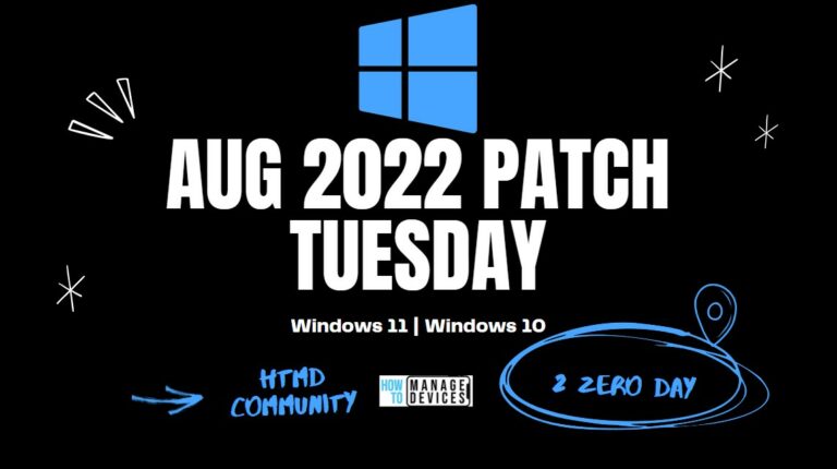 Windows 10 KB5016616 Windows 11 KB5016629 August 2022 Patch Tuesday 2 Zero-Day vulnerability Main
