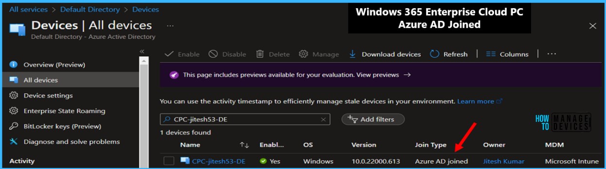 Windows 365 Cloud PC Hybrid Azure AD Join Vs Azure AD Join HTMD Blog