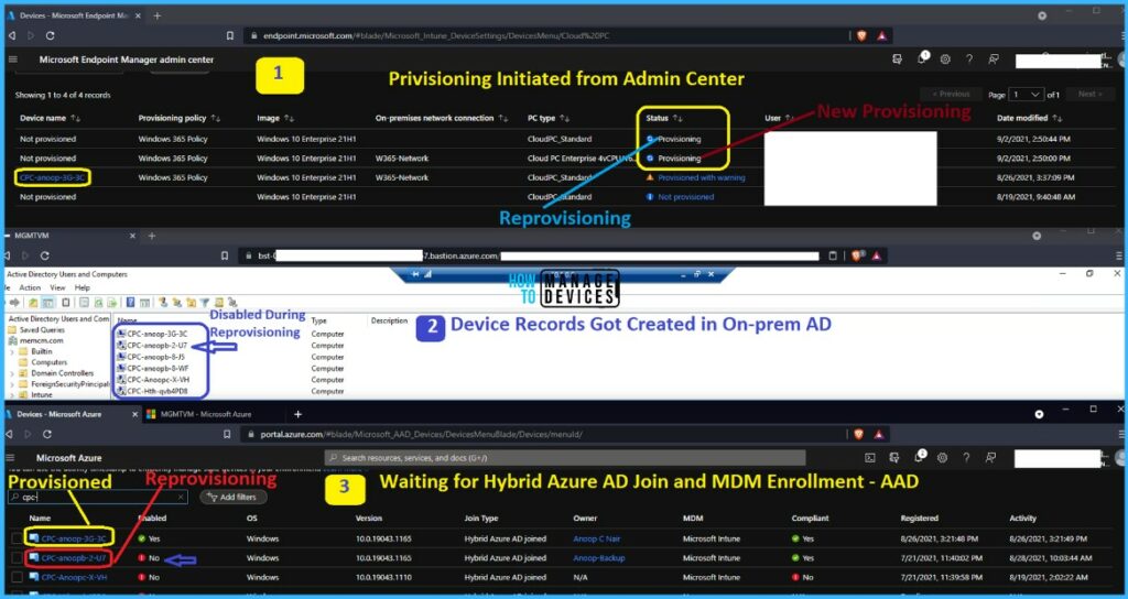 Windows 365 Cloud PC Hybrid Azure AD Join Vs Azure AD Join 5