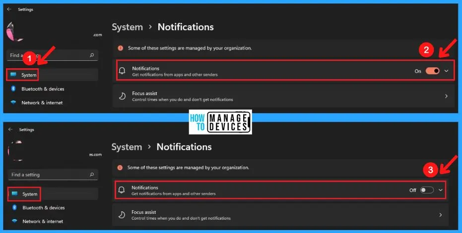 Notification Settings of Windows 11 Full Review | Global Vs Applications Vs Settings 4