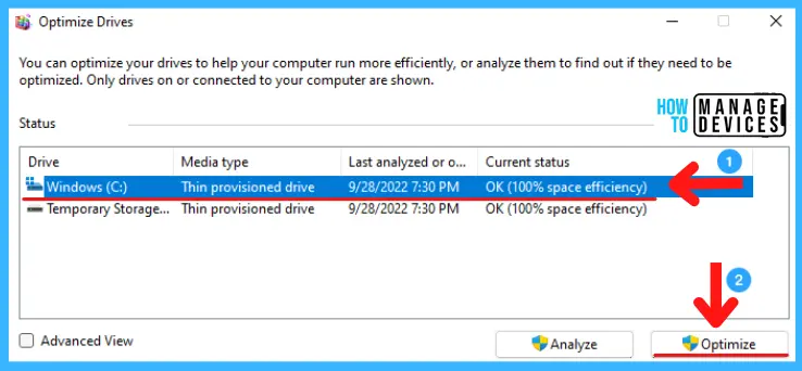 Settings Performance Optimization | Windows 11 -fig.13.2