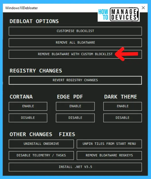 Improve Windows 11 Performance using Debloat Tool -Fig.9