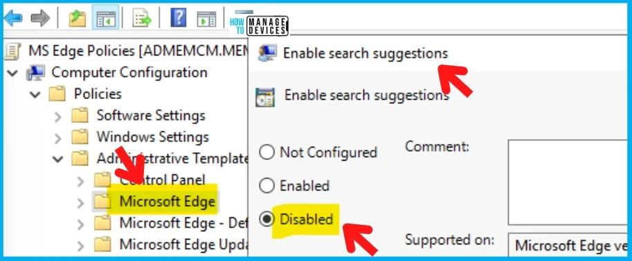 4 Methods Disable Edge Browser Search Suggestions from Address Bar -fig.17