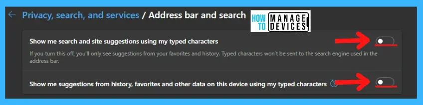 4 Methods Disable Edge Browser Search Suggestions from Address Bar -fig.6