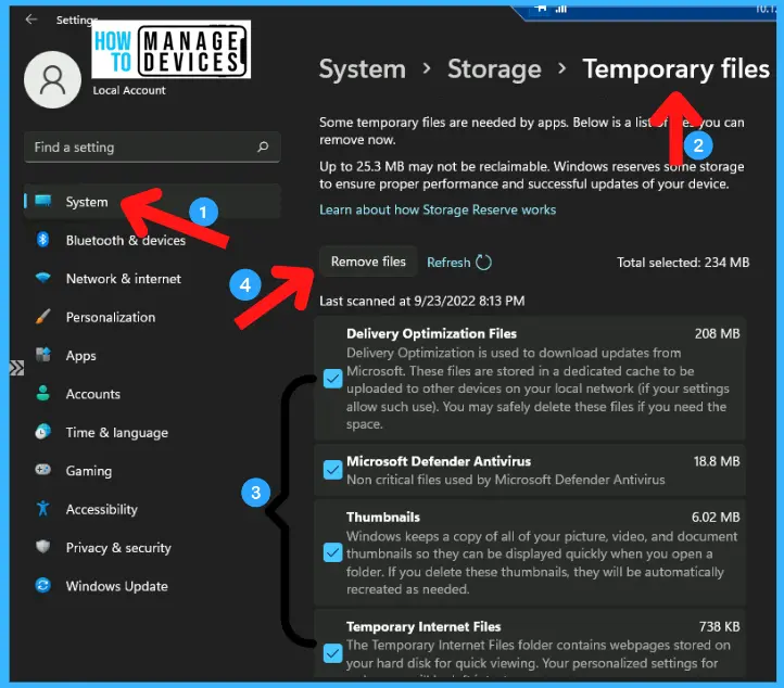 Settings Performance Optimization | Windows 11 -fig.7.1