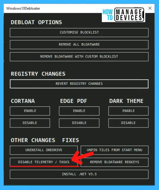 Improve Windows 11 Performance using Debloat Tool  -Fig.6