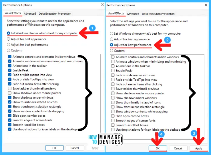 Settings Performance Optimization | Windows 11 -fig.9.5