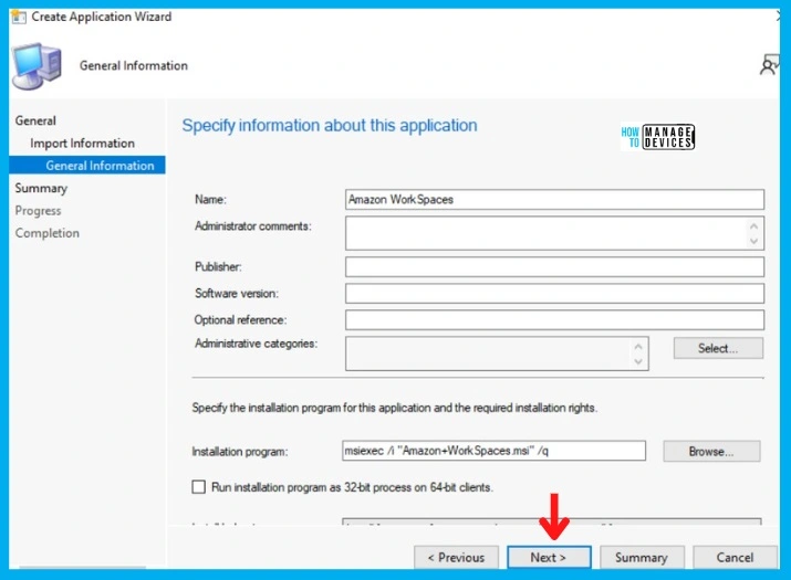 Deployment of Amazon WorkSpaces using SCCM 4