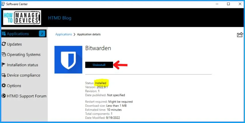 Bitwarden Deployment Using SCCM | Fig. 26