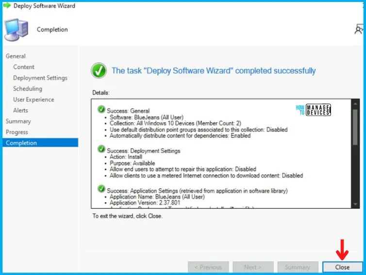 Bluejeans Deployment Using SCCM Fig. 17