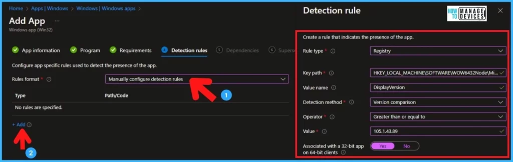 Deploy Brave Browser Using Intune - Detection Rule