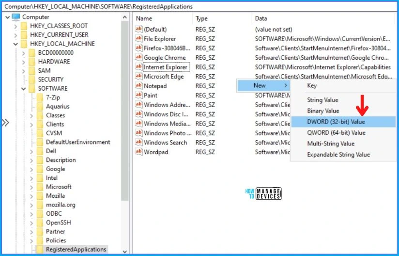 Detect Registry Changes and Revert using SCCM Fig.1