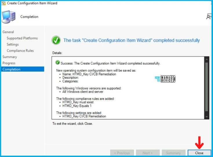 Detect Registry Changes and Revert using SCCM Fig.12