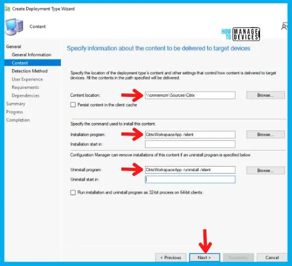 Citrix Workspace App Deployment using SCCM 7