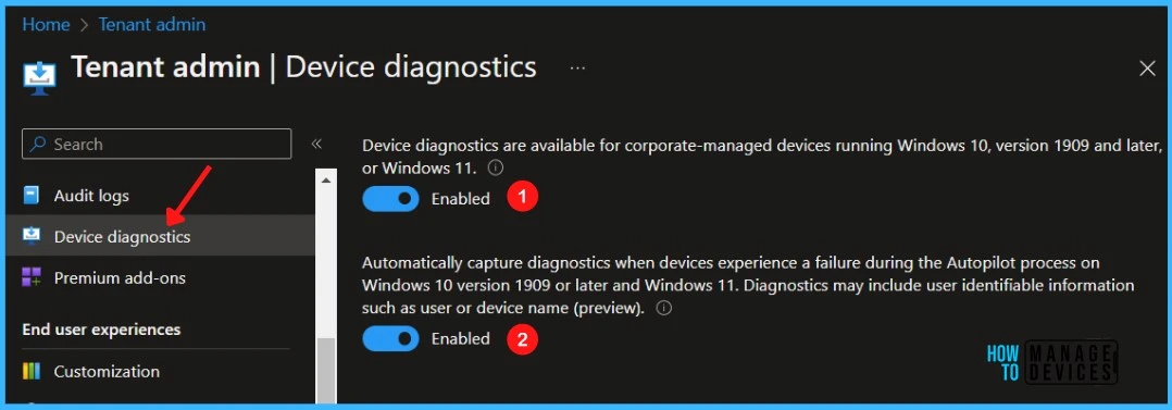 Collect Intune Logs from MEM Portal Diagnostic Data Fig.5