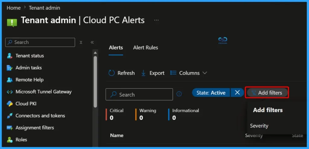 How to Configure Windows 365 Cloud PC Status and Performance Alerts in Intune - Fig.3