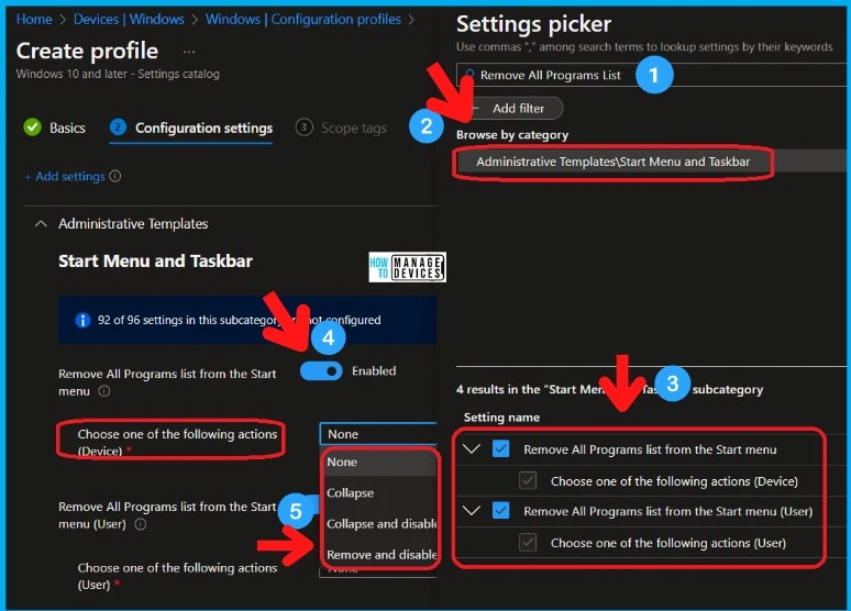 Customize Windows 11 Start Menu Layout Settings Using Intune 1